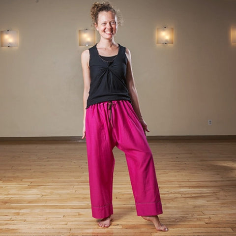 Sunset Pink Length 1 Original Light Weight Dream Yoga Pants<br>Photo taken at <a href="http://www.estheryoga.com" target="_blank">Esther Myers Yoga Studio </a>in Toronto, Canada<br>Photography credit: Taralea Cutler of <a href="http://archive.eyecontact.ca/portfolio" target="_blank">Eye Contact Photography, Toronto </a>