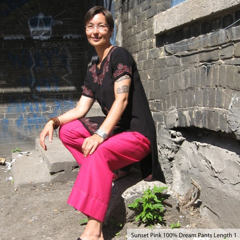 Sunset Pink Length 1 Original Light Weight Dream Yoga Pants
