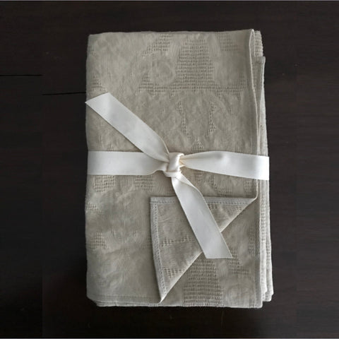 Light Weight Cotton Linen Antique Damask Bath Sheet Light Weight Cotton Linen Antique Damask Bath Sheet