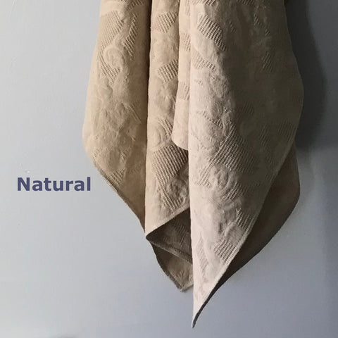 Light Weight Cotton Linen Antique Damask Bath Sheet Light Weight Cotton Linen Antique Damask Bath Sheet