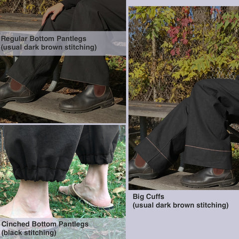 Bottom Pantleg Choices Bottom Pantleg Choices