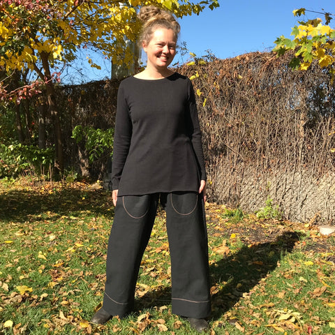 Black with optional Pockets, usual Dark Brown Stitching, Big Cuffs Black with optional Pockets, usual Dark Brown Stitching, Big Cuffs