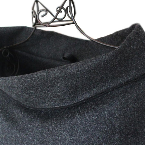 Collar of the Wool Capes (please note the hanging loop) Collar of the Wool Capes (please note the hanging loop)