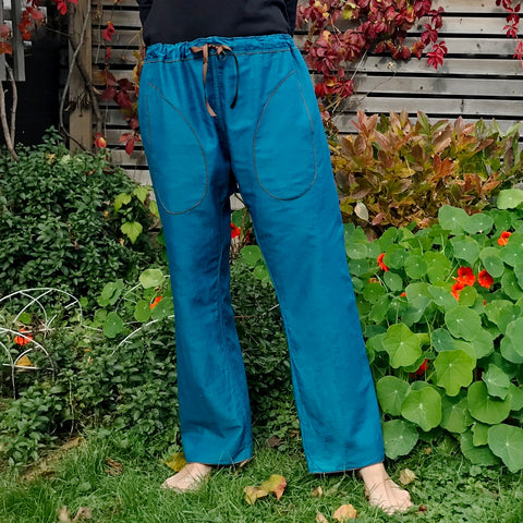 Double! Original Cotton Dream Pants (Two-Ply): Loose-Fitting Yoga Pants or Yoga Bloomers for Women - Rosie's List Double! Original Cotton Dream Pants (Two-Ply): Loose-Fitting Yoga Pants or Yoga Bloomers for Women - Rosie's List