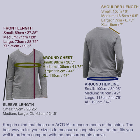 Hemp Long Sleeved Thick Jersey Knit V-Necked Shirts for Men