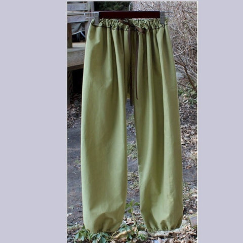 Thicker Cotton Dream Pants: Loose-Fitting Yoga Pants for Women<br>Colour: No Longer Available, Bottom Pantleg Choice: with Elasticized Cuff