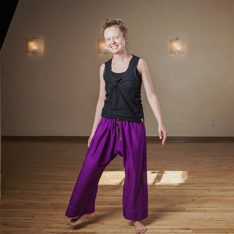Purple Length 1 Original Light Weight Dream Yoga Pants<br>Photo taken at <a href="http://www.estheryoga.com" target="_blank">Esther Myers Yoga Studio </a>in Toronto, Canada<br>Photography credit: Taralea Cutler of <a href="http://archive.eyecontact.ca/portfolio" target="_blank">Eye Contact Photography, Toronto </a>  