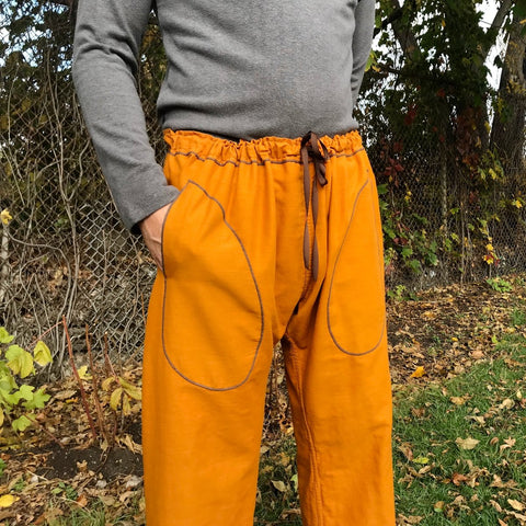 Double! Original Cotton Dream Pants (Two-Ply): Loose-Fitting Yoga Pants for Men