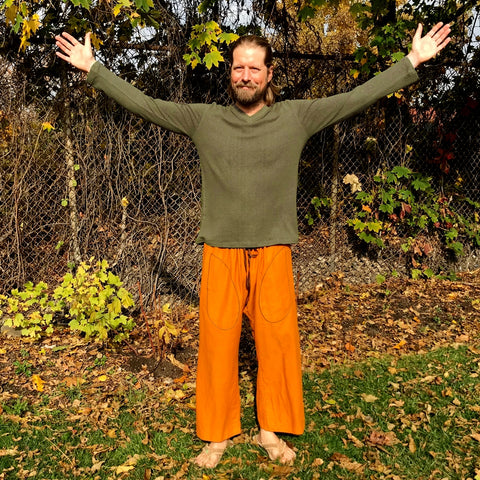 Double! Original Cotton Dream Pants (Two-Ply): Loose-Fitting Yoga Pants for Men - Rosie's List