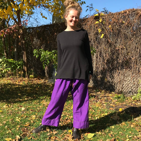 Double! Original Cotton Dream Pants (Two-Ply): Loose-Fitting Yoga Pants or Yoga Bloomers for Women