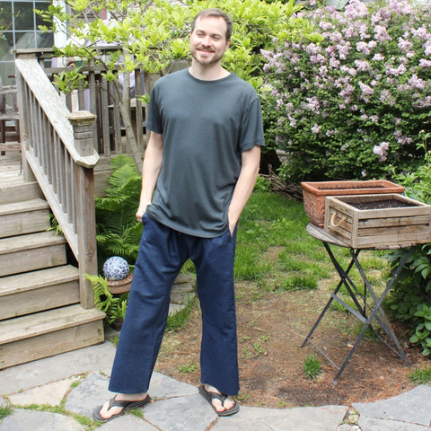 Denim Dream Pants: Loose-Fitting Yoga Pants for Men