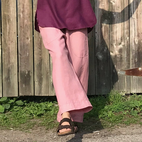 Linen TOWN Pants: Loose-Fitting Everyday Pants for Women